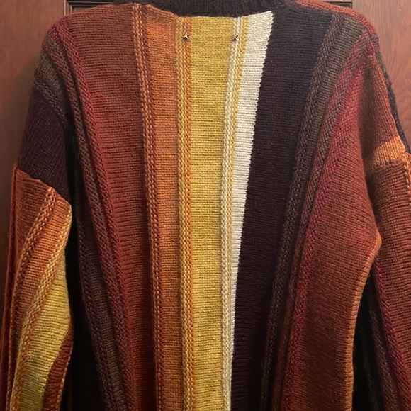 NWT Golden Goose Color Blocked Frayed Jumper Sweater Mixed Alpaca Wool - Picture 13 of 16